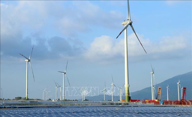 Trang trại điện gió Trung Nam tại Ninh Thuận. Ảnh tư liệu: TTXVN