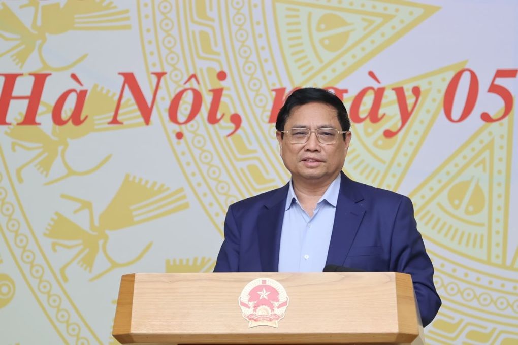 Thủ tướng Phạm Minh Chính chủ trì cuộc họp với 19 tập đoàn, tổng công ty, ngày 5/2. Ảnh: VGP
