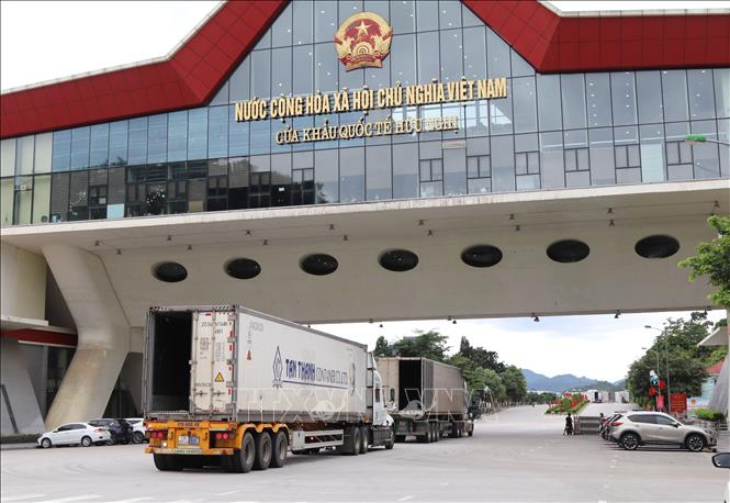 Cửa khẩu Quốc tế Hữu Nghị. Ảnh: TTXVN