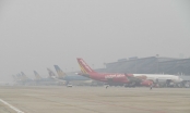 Sương mù dày đặc, nhiều chuyến bay không cất hạ cánh được tại sân bay Nội Bài