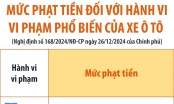 Mức phạt tiền đối với hành vi vi phạm phổ biến của xe ô tô (Phần 1)