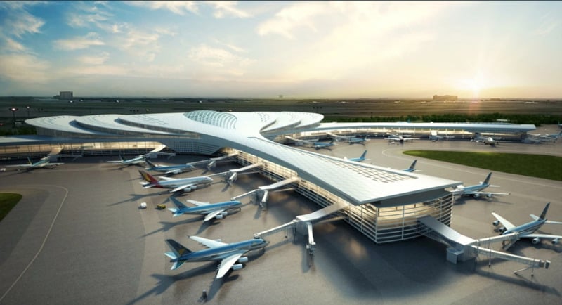 Phối cảnh dự án 'siêu' sân bay Long Thành.