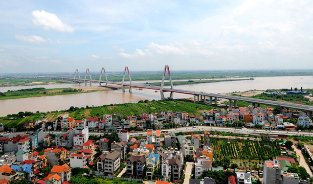 Quy hoạch phân khu sông Hồng sẽ tạo lập diện mạo đô thị hai bên sông Hồng (Ảnh: báo Nhân dân)