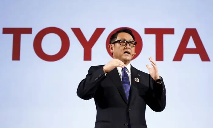 Ông Akio Toyoda, giám đốc điều hành của Toyota. Ảnh: Reuters