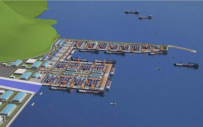 Phối cảnh dự án bến cảng Liên Chiểu (Ảnh: Báo Đà Nẵng)