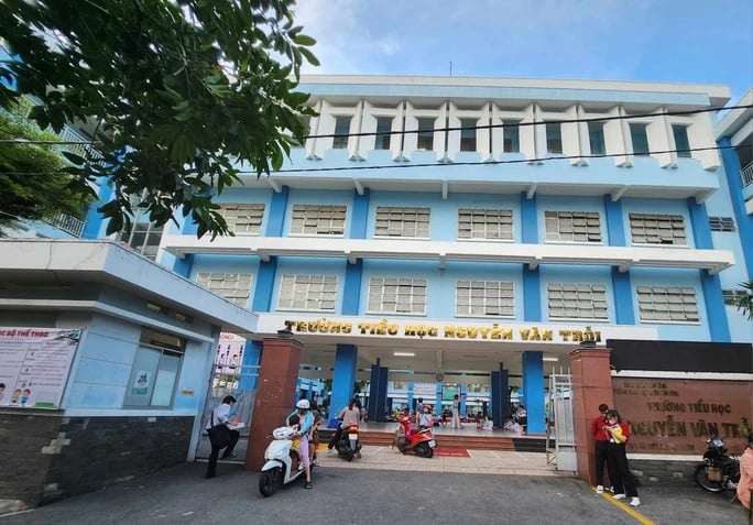 Trường Tiểu học Nguyễn Văn Trỗi (quận Tân Bình, TP HCM). Ảnh: NLĐ