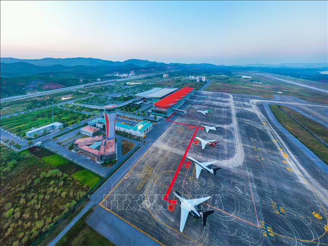 Cảng hàng không quốc tế Vân Đồn, Quảng Ninh (Ảnh: TTXVN)