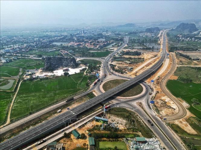 Toàn cảnh cao tốc Mai Sơn - Quốc lộ 45. Ảnh tư liệu (minh họa): Tuấn Anh/TTXVN