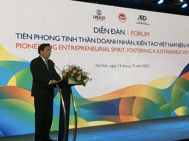 Thứ trưởng Bộ Kế hoạch và Đầu tư Trần Duy Đông (Ảnh: Vietnam+)