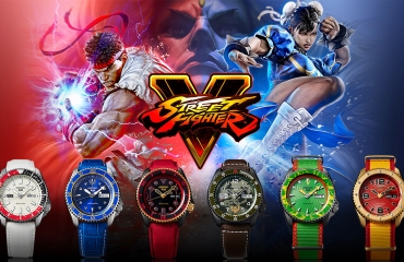 Loạt đồng hồ Seiko 5 Sports “Street Fighter” sắc màu mới ra